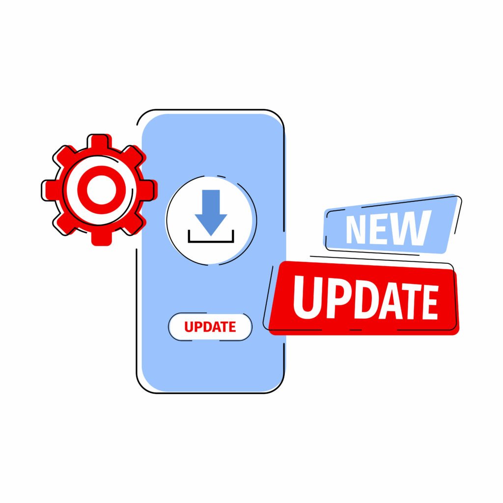 software update on a phone