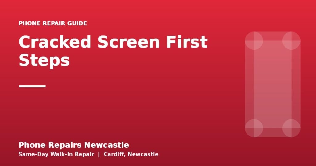 Cracked Screen First Steps — Phone Repairs Newcastle