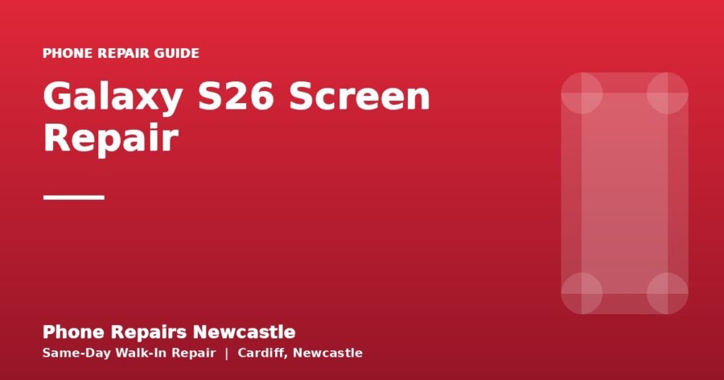 Galaxy S26 Screen Repair — Phone Repairs Newcastle